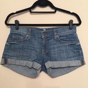 7 for all mankind shorts